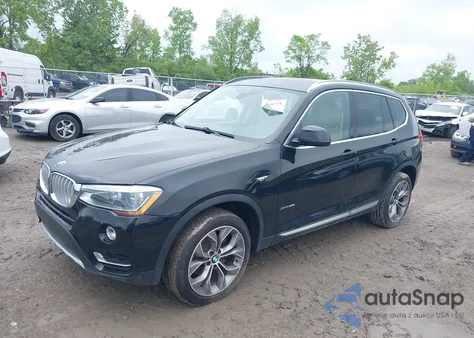 2017 BMW X3 xDrive35I из США, поврежденный, VIN 5UXWX7C3XH0W39677